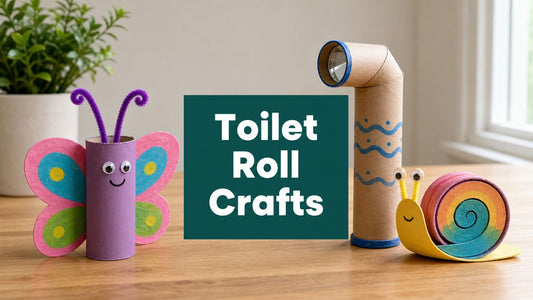 10 Toddler Crafts Made with Toilet Paper Rolls