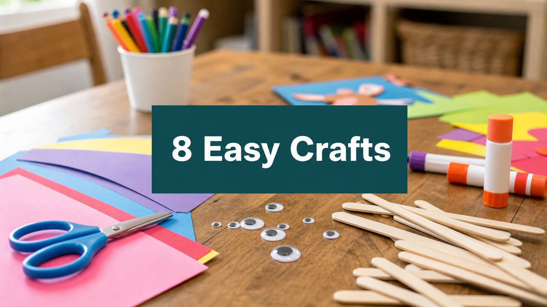 8 Easy Craft Ideas for Kindergarteners