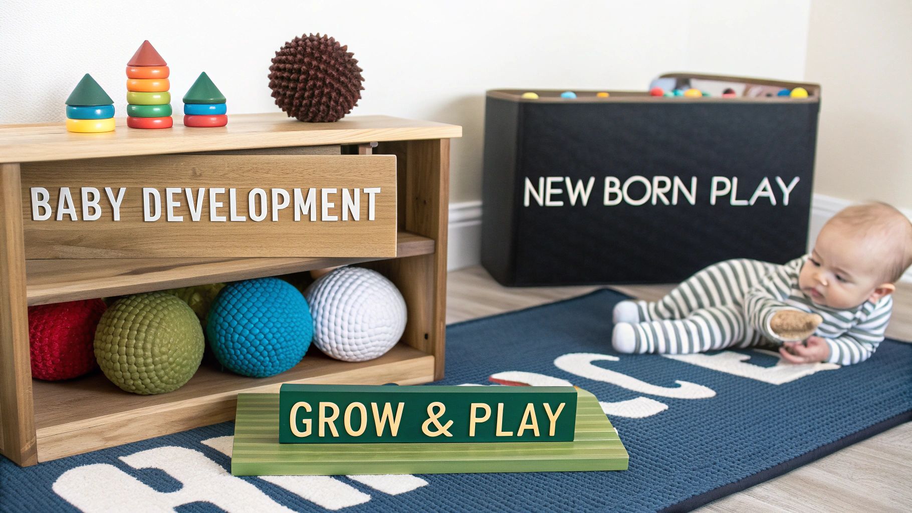 A Guide to Newborn Development Toys – Grow With Me