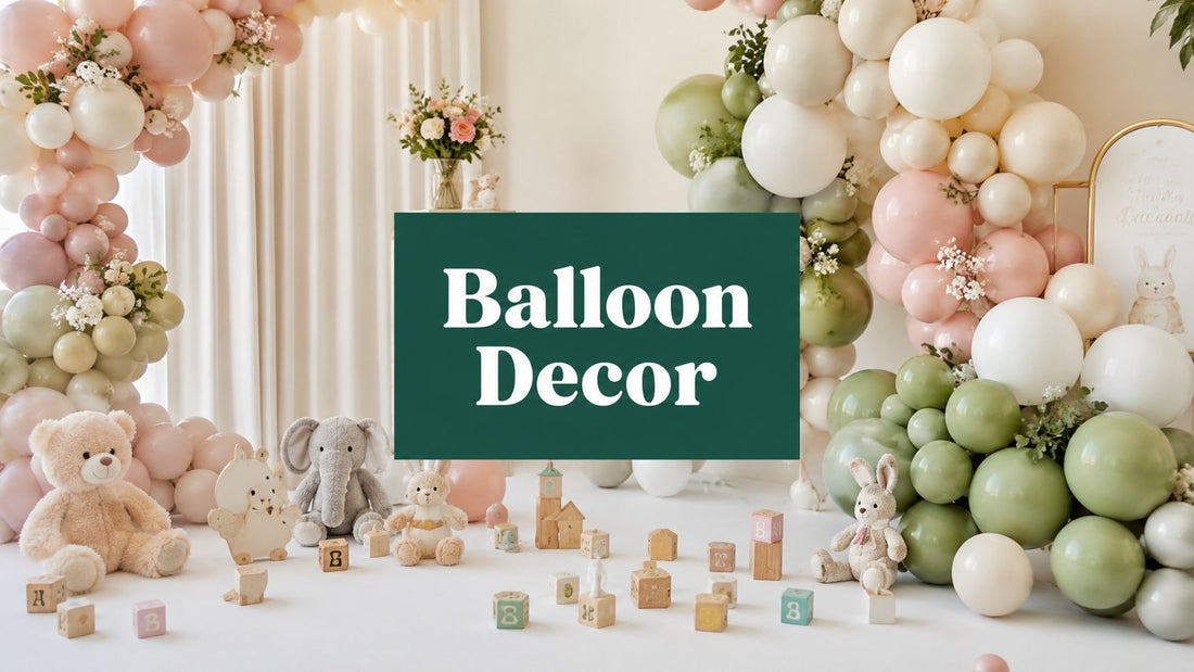 10 Ideas for Decorating with Balloons for Baby Events
