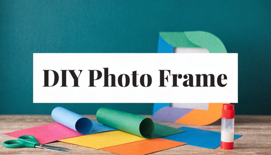 Photo Frame with Paper: A Parent's DIY Guide