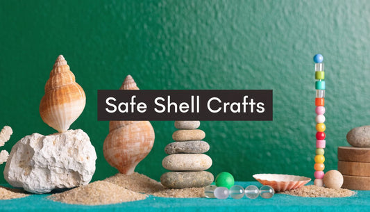 Safe Sea Shell Crafts for Infants & Toddlers