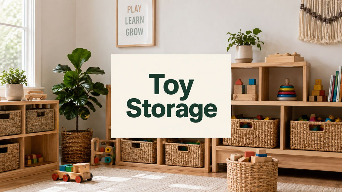 10 Toy Storage Ideas for Tidy Toddler Spaces
